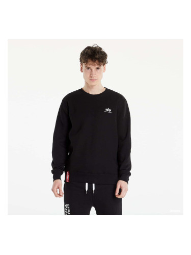 Суитшърт Alpha Industries Basic Sweater Small Logo Black L