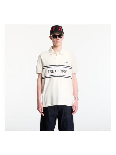 Тениска Fred Perry Fred Perry Graphic Polo Shirt Ecru L