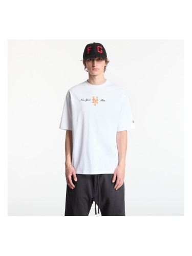 Тениска New Era MLB Script OS Tee New York Mets Optic White M