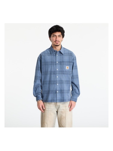 Риза Carhartt WIP L/S Wilber Shirt UNISEX Wilber Check/ Velvet Blue XS