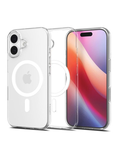 Оригинален кейс Spigen Liquid Crystal MagSafe, За iPhone 17 (6.3), Прозрачен