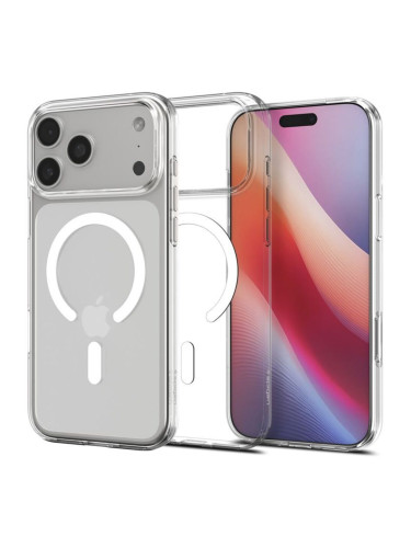 Оригинален кейс Spigen Liquid Crystal MagSafe, За iPhone 17 Pro Max (6.9), Прозрачен