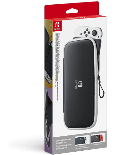  Калъф и протектор Nintendo - OLED Black & White (Nintendo Switch)