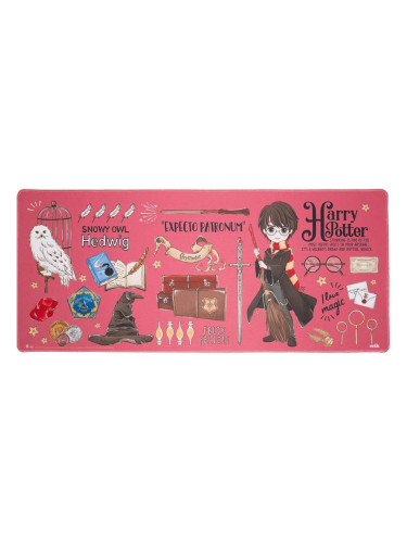  Гейминг подложка за мишка Erik - Harry Potter, XL, мека, розова