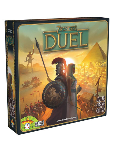  Настолна игра за двама 7 Wonders Duel (английско издание)