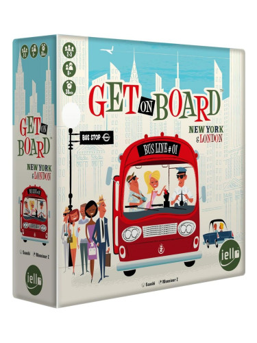  Настолна игра Get on Board: New York & London - семейна