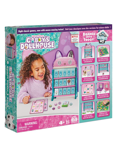  Gabby's Dollhouse - 8 игри под 1 покрив
