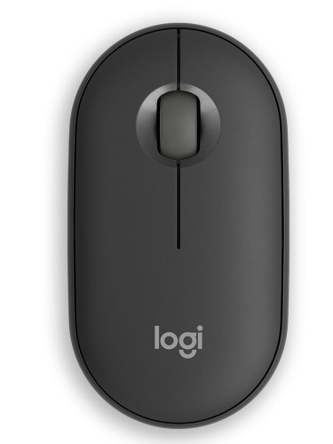  Мишка Logitech - Pebble Mouse 2 M350s, оптична, безжична, Graphite