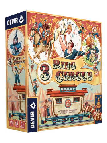  Настолна игра 3 Ring Circus - Стратегическа