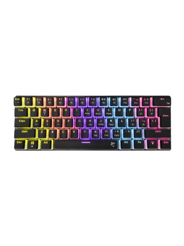  Механична клавиатура White Shark - Ashiko 2 GK2022, Blue Switch, RGB, черна