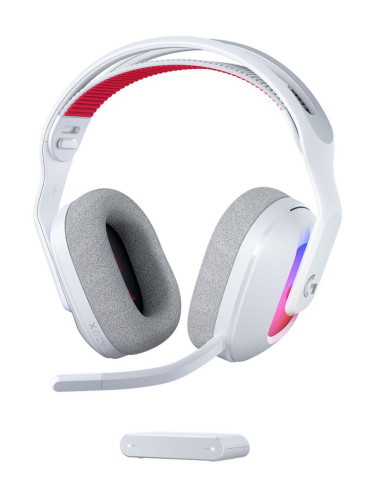  Гейминг слушалки Logitech - Astro A20 X, безжични, бели