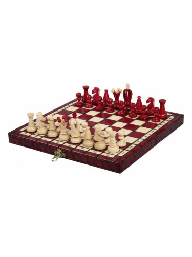  Шах Sunrise - King's Chess Small, червен