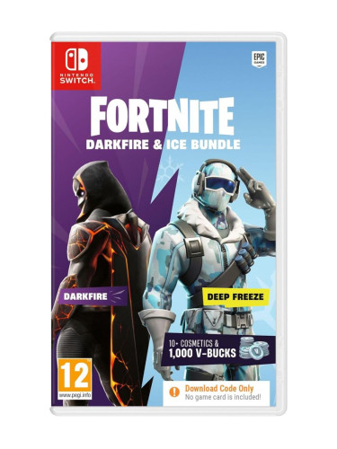Игра Fortnite Darkfire &amp; Ice Bundle - Код в кутия за Nintendo Switch