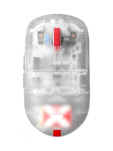  Гейминг мишка Pulsar - X2H Mini, оптична, безжична, Super Clear Edition