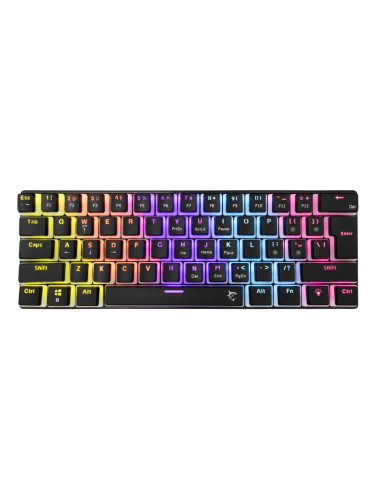  Механична клавиатура White Shark - Ashiko 2 GK2022, Red Switch, RGB, черна