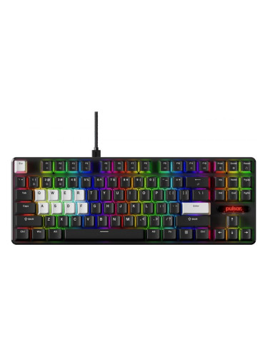  Механична клавиатура Pulsar - PCMK 2HE TKL, Linear, RGB, Black