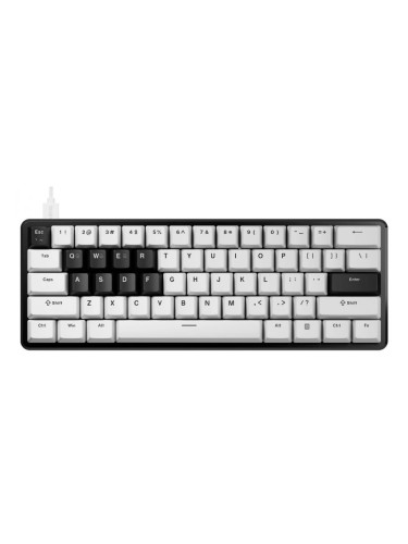  Механична клавиатура Pulsar - PCMK 3 HE 60, Linear, RGB, бяла/черна