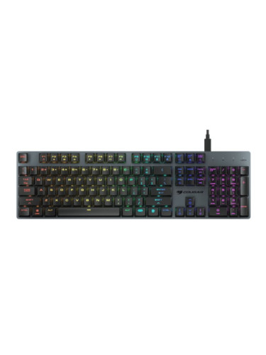  Механична клавиатура COUGAR - Luxlim, Silent, RGB, черна