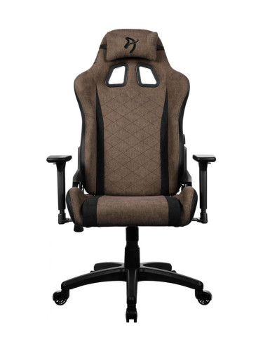  Гейминг стол Arozzi - Avanti Soft Fabric, кафяв