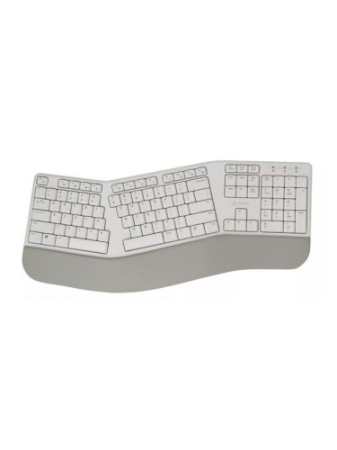  Безжична клавиатура SBOX - WK-905, ергономична, бежова