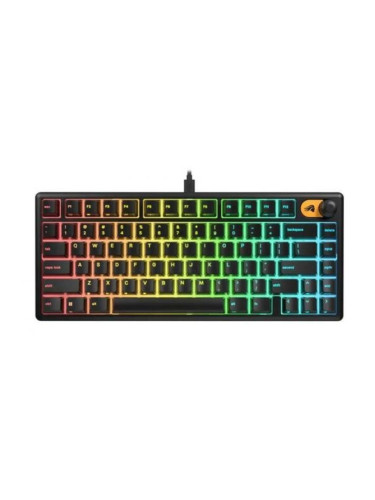  Гейминг клавиатура Glorious - GMBK, 75%, RGB, IP57, черна