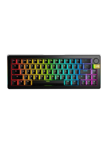 Гейминг клавиатура Glorious - GMMK 3 PRO, Glorious Fox HE, безжична, RGB, 65%, черна