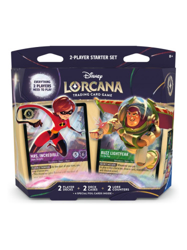  Disney Lorcana TCG: Wilds Unknown 2 Player Starter Set
