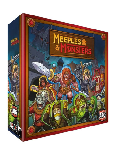 Настолна игра Meeples &amp; Monsters - Стратегическа