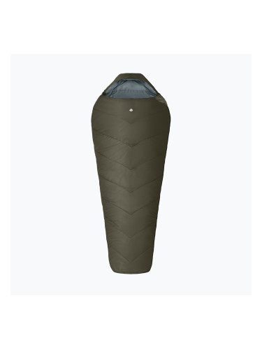Спален чувал Alpinus Wide & Long Fiber Pro 1250 230 cm/десен маслинен