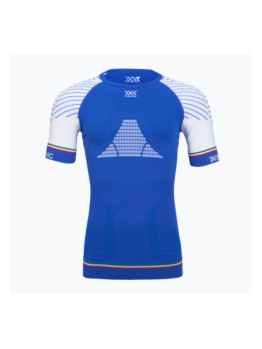 Мъжка термоактивна тениска X-Bionic Invent 4.0 Patriot Running Shirt blue