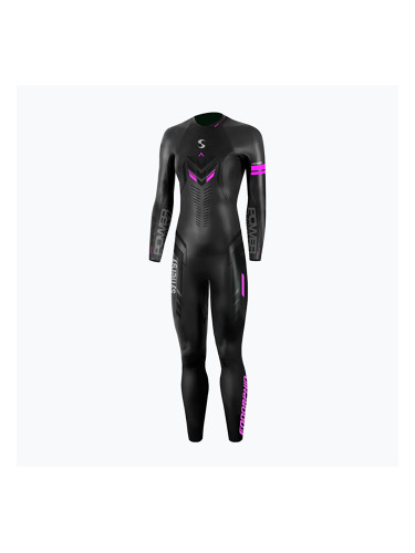 Дамски неопренов костюм за триатлон Synergy Endorphin Full Sleeve 5/3 mm black/pink
