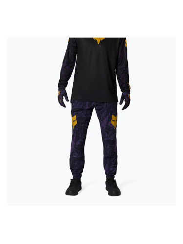 Мъжки панталони за колоездене Fox Racing Ranger Image Print plum