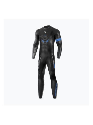 Мъжки неопренов костюм за триатлон Synergy Endorphin Full Sleeve 5/3 mm black/blue