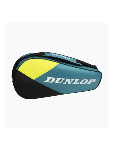 Чанта за тенис Dunlop SX-Club 3 RKT тил/черно/жълто