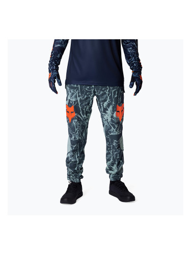 Мъжки панталони за колоездене Fox Racing Ranger Image Print arctic blue