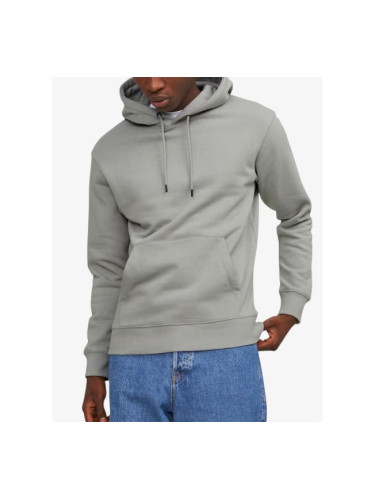 JACK&JONES Jjestar Basic Sweat Hood Noos Ultimate Grey