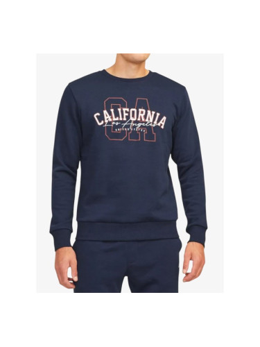 JACK&JONES Jrebnewyork Sweat Crew Neck Sn Blue