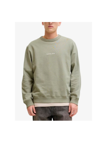 JACK&JONES Jornorrebro Emb Sweat Crew Noos Seagrass 