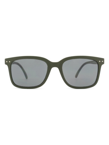 Izipizi Sun #L Kaki Green - правоъгълна слънчеви очила, unisex, зелени