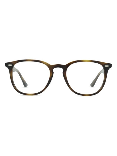 Ray-Ban 0RX7159 2012 - диоптрични очила, кръгла, unisex, кафяви