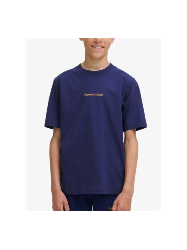 JACK&JONES Jornorrebro Emb Tee Ss Cn Noos Jnr Blue