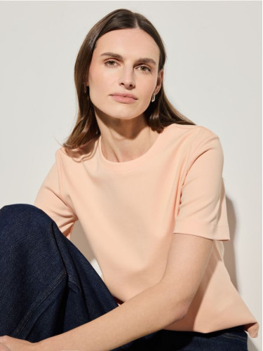 Mohito - Памучна тениска - прасковено