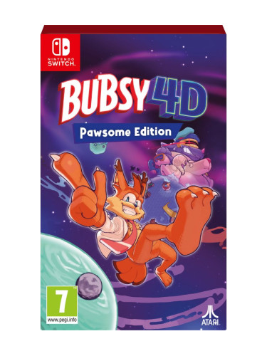 Игра Bubsy 4D - Pawsome Edition за Nintendo Switch
