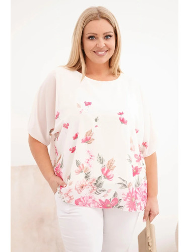 Блуза Kesi plus size с флорален мотив