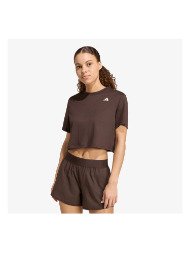 Тениска adidas We Min Tee Aurora Coffee L