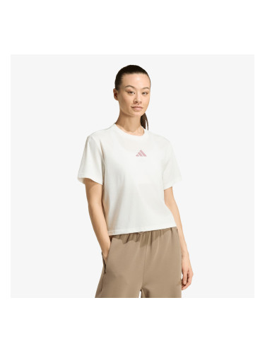 Тениска adidas W Motion G T Off White L