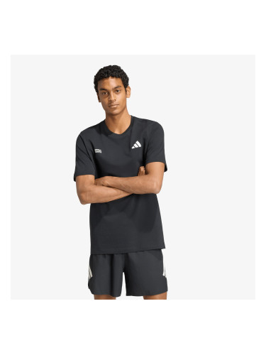 Тениска adidas M Run Ess G T Black S