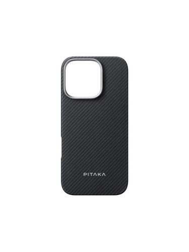 Гръб Pitaka MagEZ Case 5 за iPhone 16 Pro Max - Black/Grey Twill