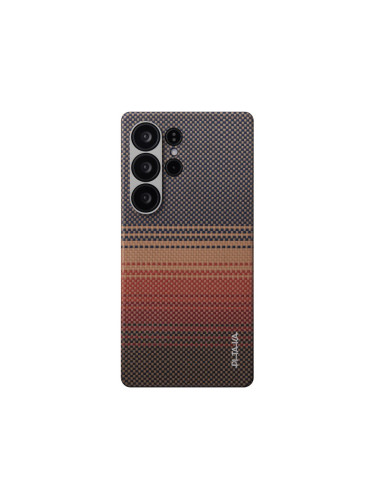 Гръб Pitaka за Samsung Galaxy S25 Ultra, Tactile Woven Case, Sunset