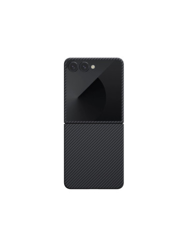 Гръб Pitaka Ultra-Slim Case за Samsung Galaxy Z Flip 7 - Сив/Черен
